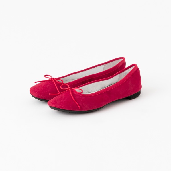 TRAVELSHOESbychausser 23.5 バレエシューズ　ショセ　茶 TRAVELSHOESbychausser トラベルシューズバイショセ スエード バレエ