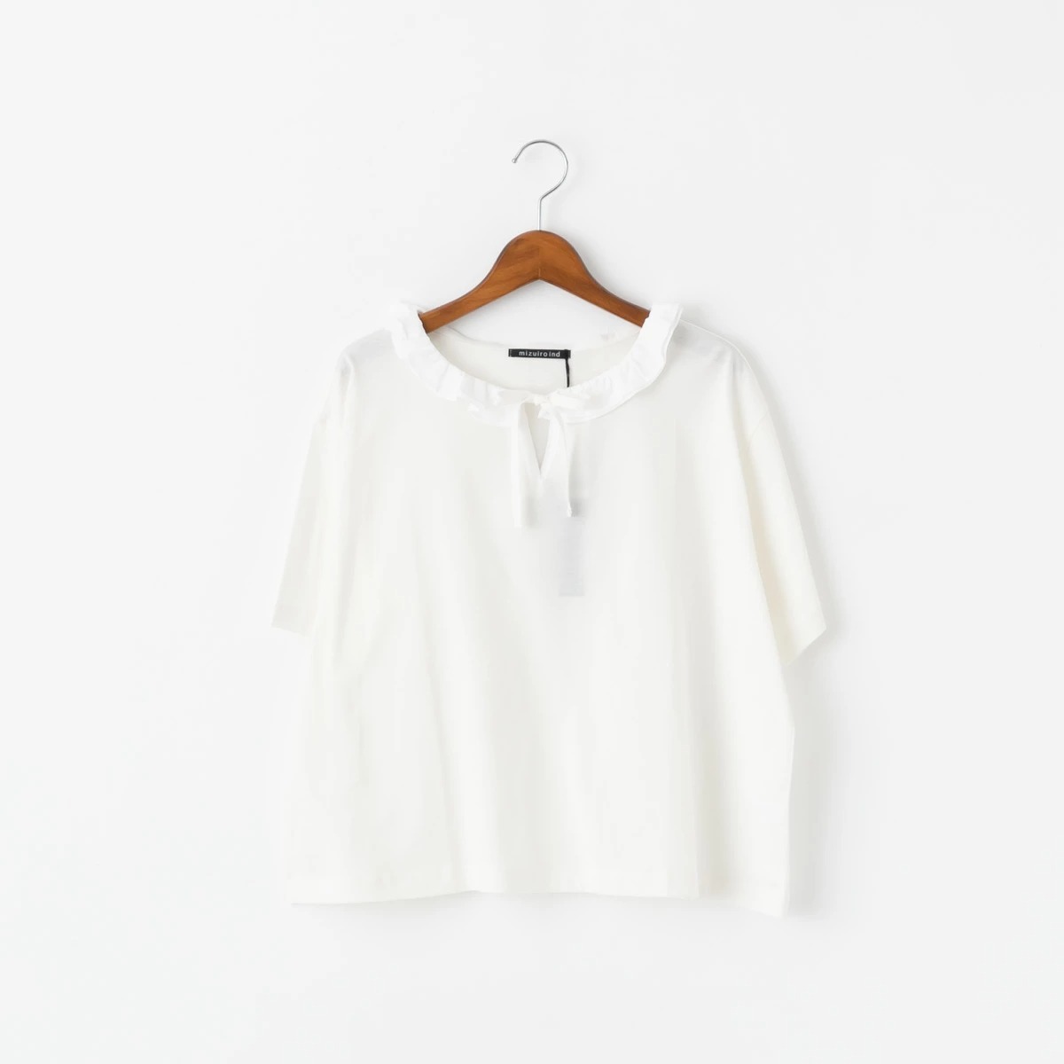 mizuiro ind ミズイロインド フリル襟 プルオーバー 3色 2-210100