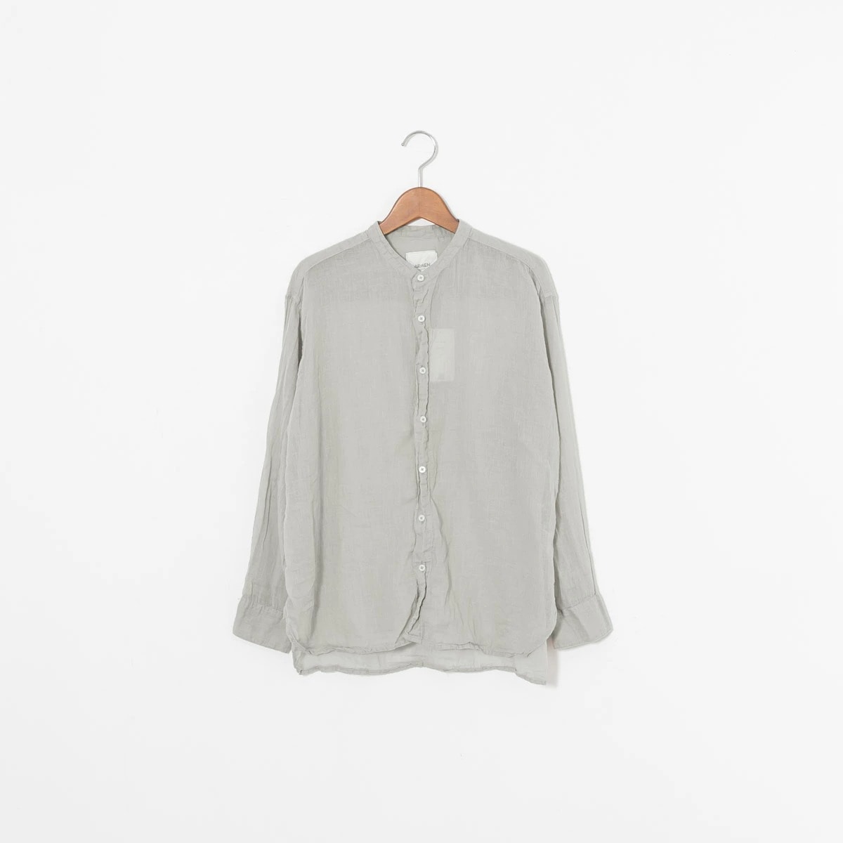 ARMEN アーメン UTILITY BANDED COLLAR SHIRT ユーティリティ バンドカラー シャツ 5色 INAM2641GD