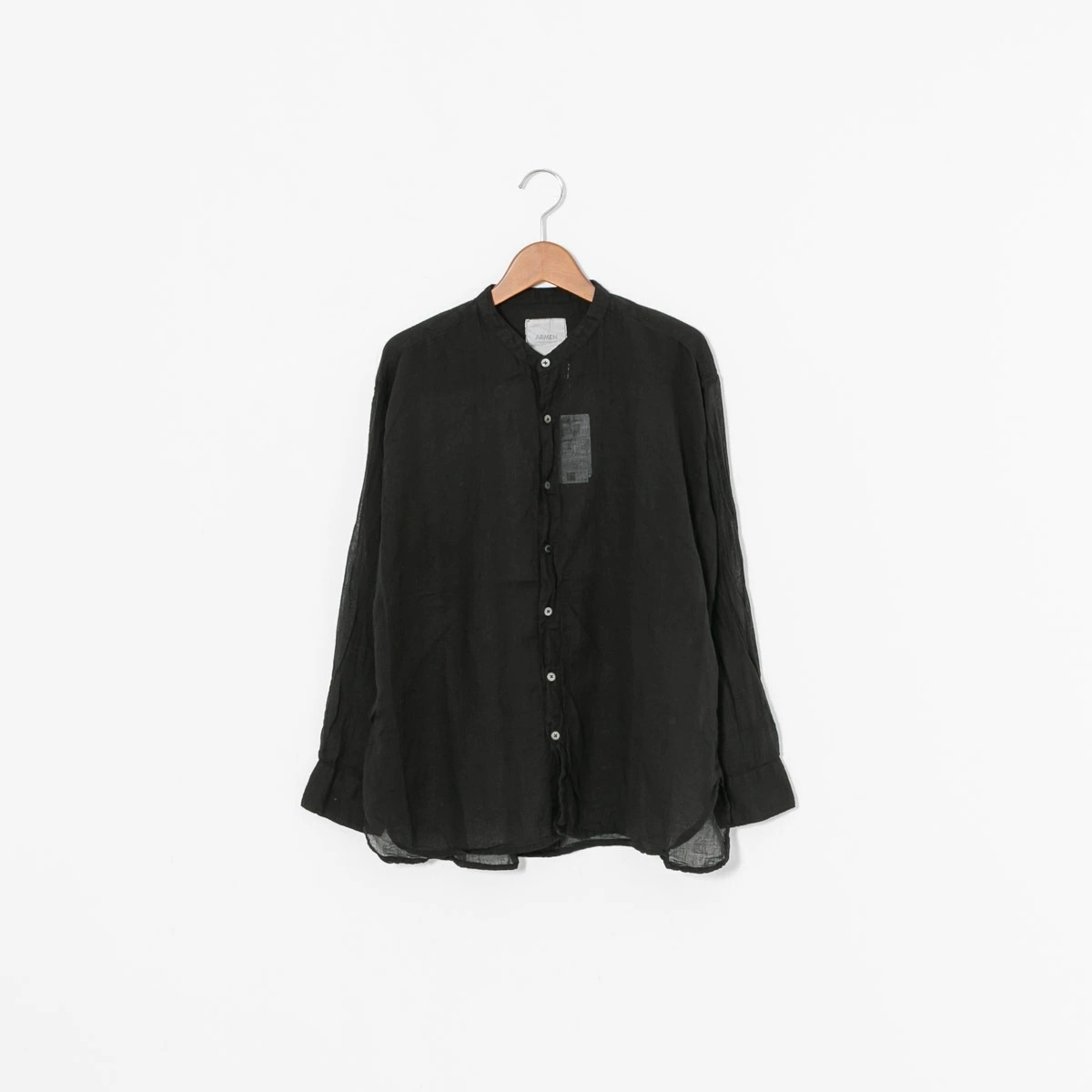 ARMEN アーメン UTILITY BANDED COLLAR SHIRT ユーティリティ バンドカラー シャツ 5色 INAM2641GD