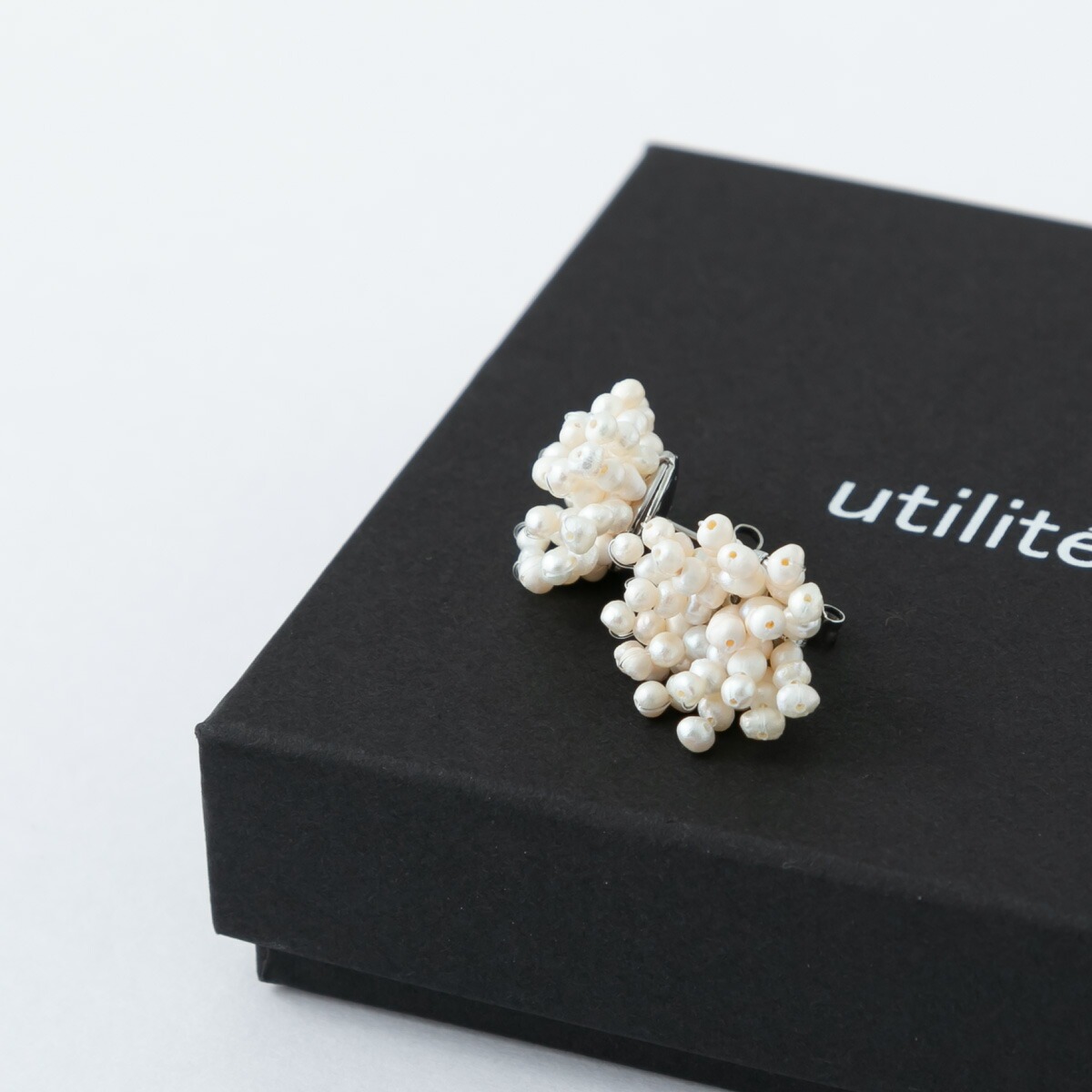 utilite ユティリテ 淡水パール フラワーピアス UT307SS93