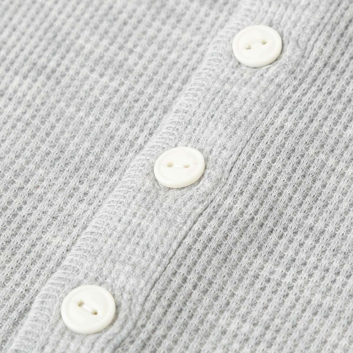 Hanes ヘインズ ワッフル ヘンリーネック ロングスリーブTシャツ 4色 HW4-A502