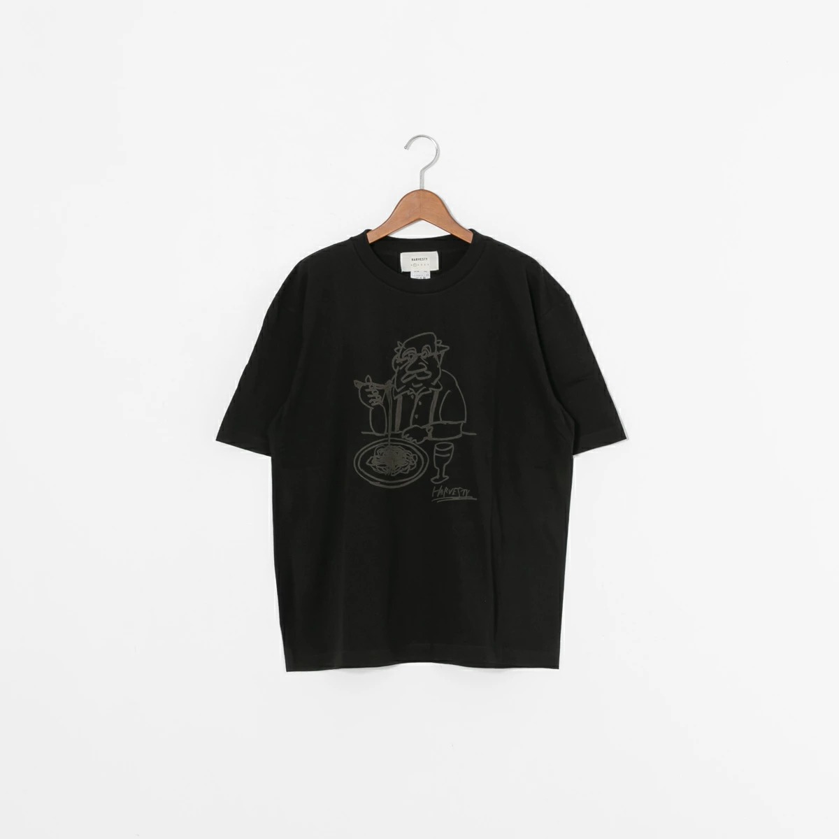 HARVESTY ハーベスティ プリント Tシャツ 2種 A52610 CAT A52611 UNCLE