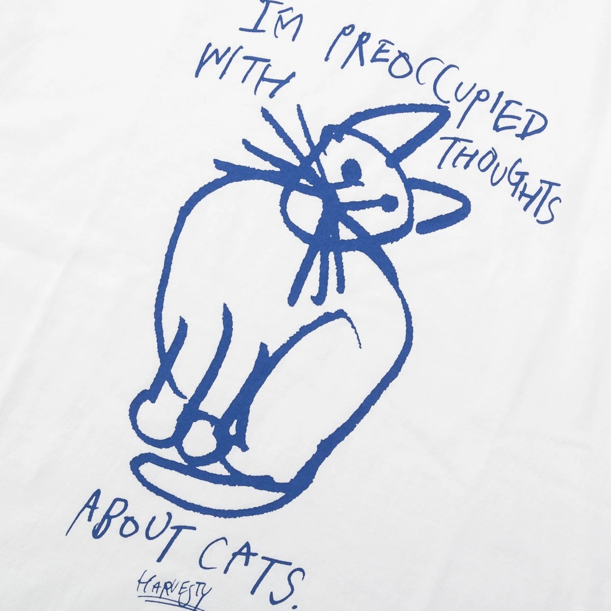 HARVESTY ハーベスティ プリント Tシャツ 2種 A52610 CAT A52611 UNCLE