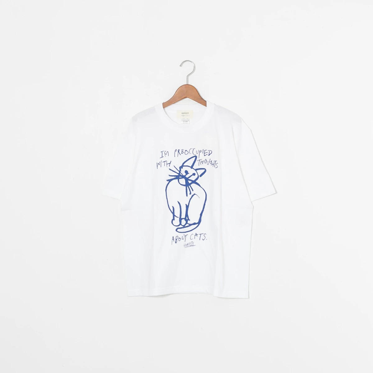 HARVESTY ハーベスティ プリント Tシャツ 2種 A52610 CAT A52611 UNCLE