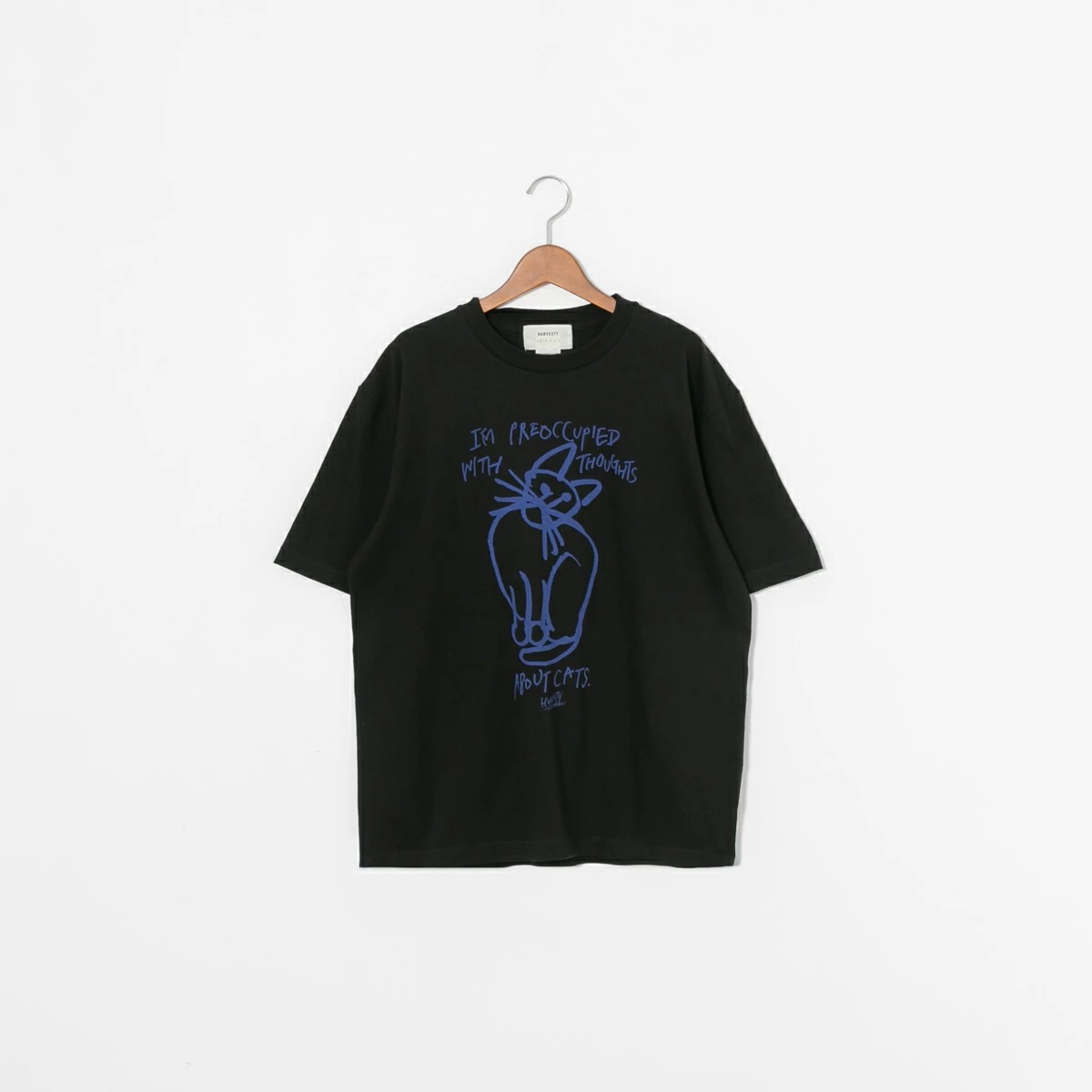 HARVESTY ハーベスティ プリント Tシャツ 2種 A52610 CAT A52611 UNCLE