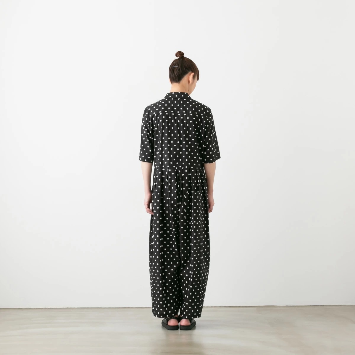 SARAHWEAR サラウェア Polka Dot Print Jumpsuit ポルカドットプリント
