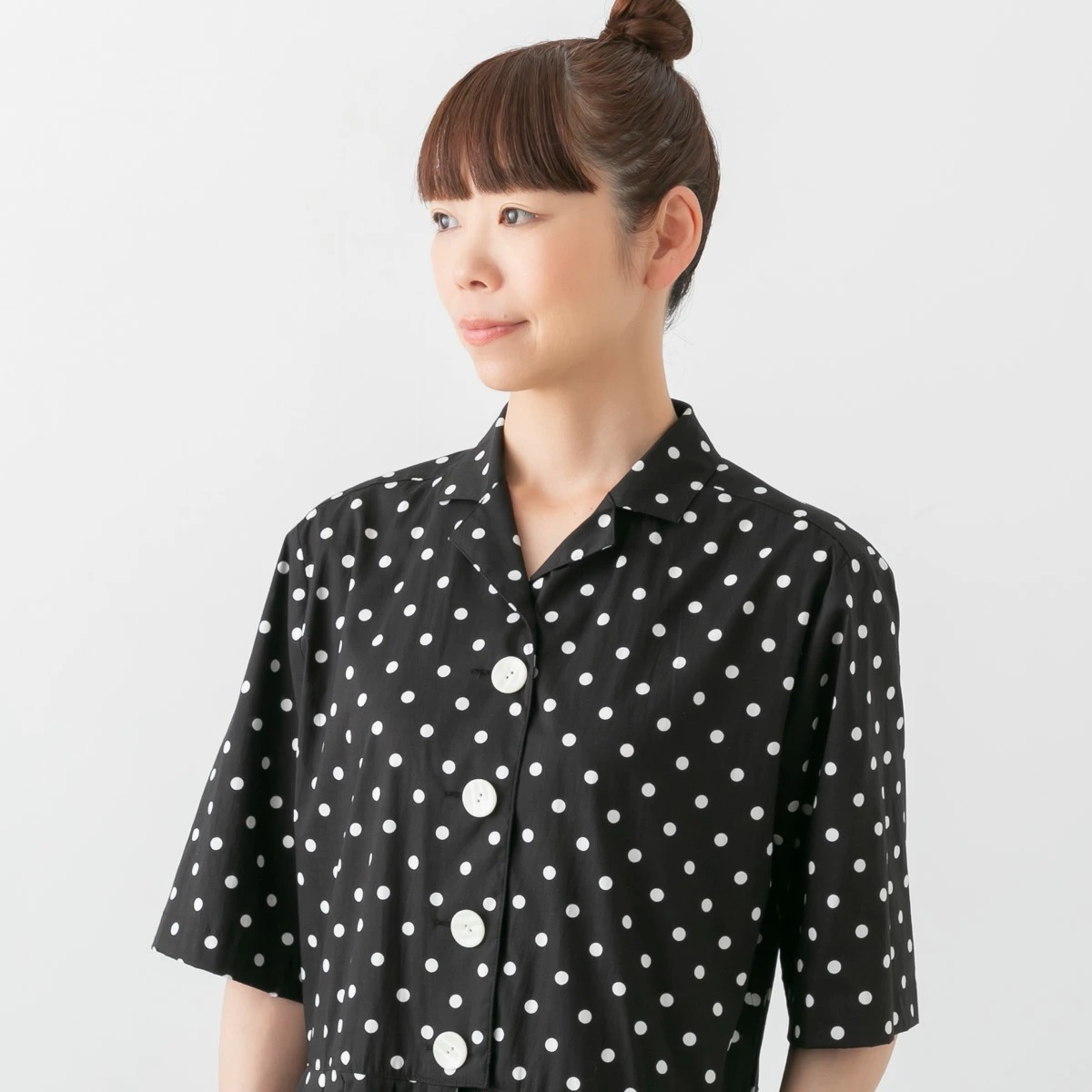 SARAHWEAR サラウェア Polka Dot Print Jumpsuit ポルカドットプリント