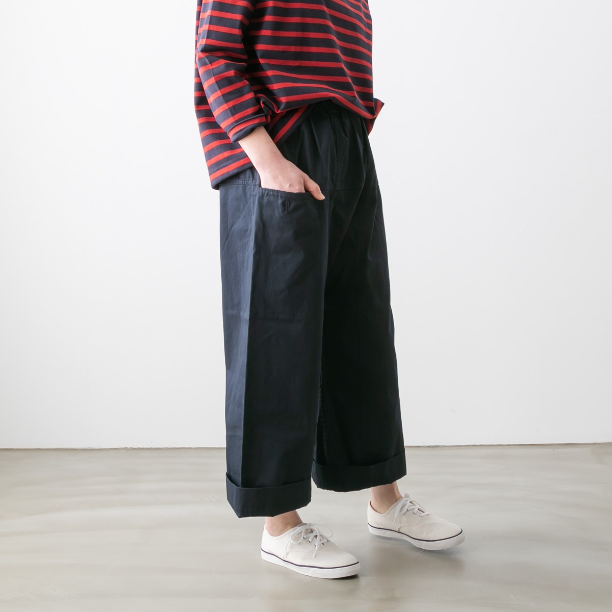 TRAVAIL MANUEL トラバイユ マニュアル コンパクト チノ シャムパンツ