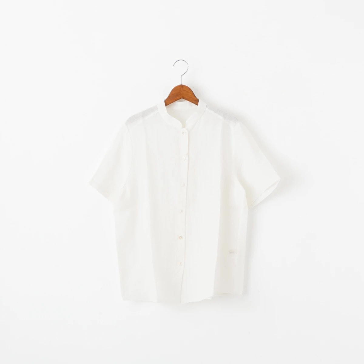 SARAHWEAR サラウェア Belgium Linen Stand Collar Shirt ベルギーリネン スタンドカラー シャツ 2色 C53012