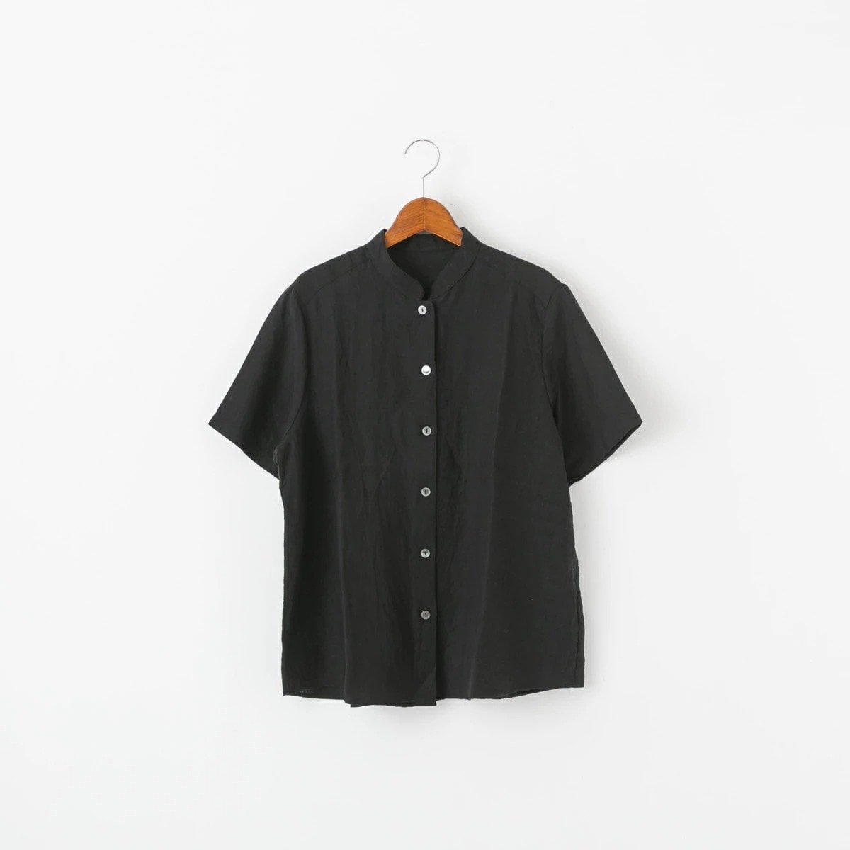 SARAHWEAR サラウェア Belgium Linen Stand Collar Shirt ベルギーリネン スタンドカラー シャツ 2色 C53012