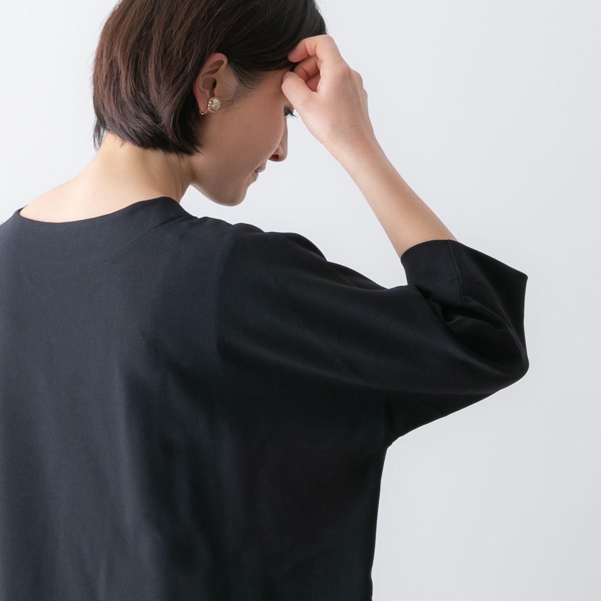 TRAVAIL MANUEL トラバイユ マニュアル ダブルクロス コクーン ワンピース TM3002
