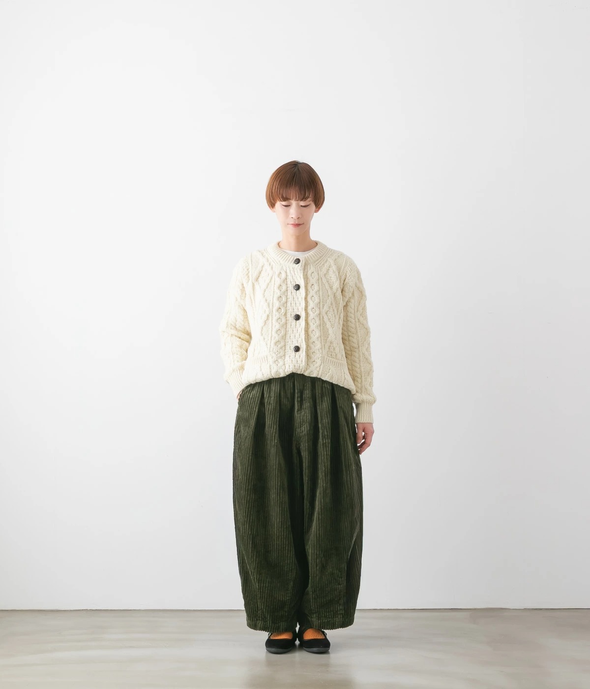 HARVESTY ハーベスティ ビックコーデュロイ サーカス パンツ 3色 A12425