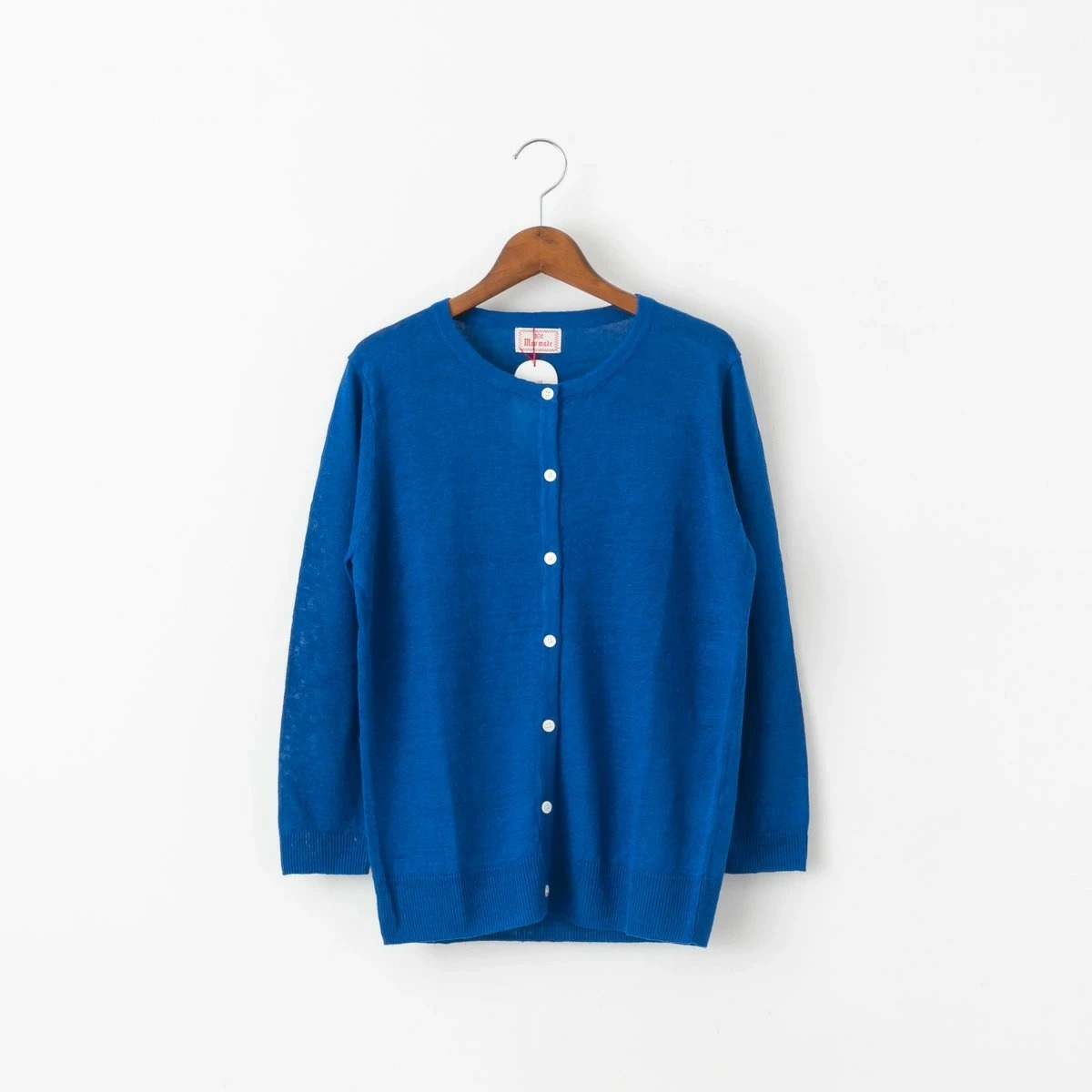 maomade マオメイド UVカット リネン クルーネック カーディガン 10色