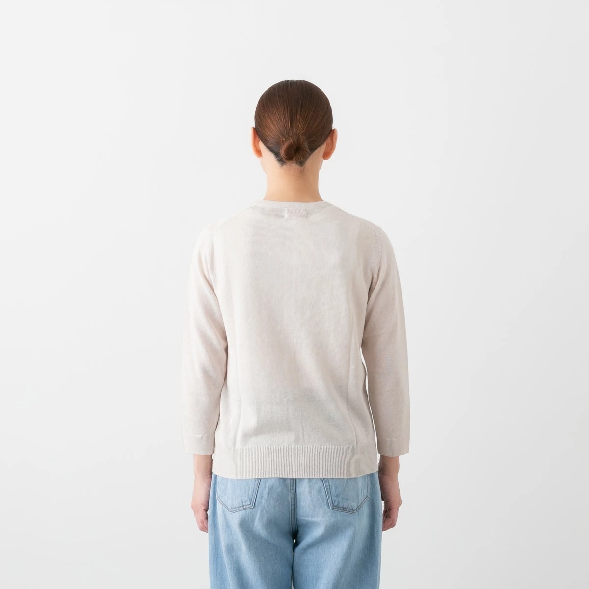 maomade マオメイド UVカット リネン クルーネック カーディガン 10色