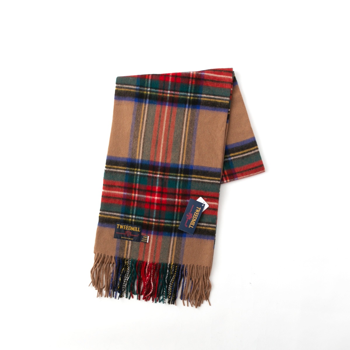 TWEEDMILL ツイードミル 大判 ウール ストール 70-190