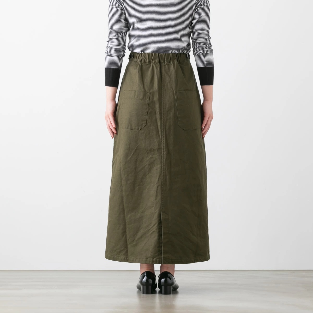 SARAHWEAR サラウェア Cotton Twill A-line Skirt コットン ツイル Aライン スカート C21854
