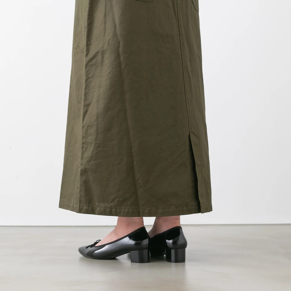 SARAHWEAR サラウェア Cotton Twill A-line Skirt コットン ツイル Aライン スカート C21854