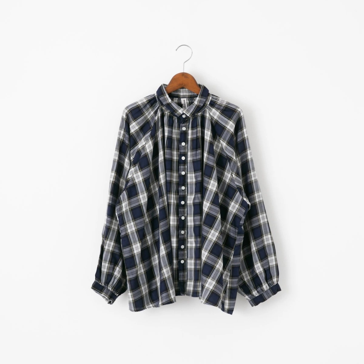 D.M.G Brocante ドミンゴ ブロカント 60sビエラチェック グランロンシャツ 2色 36-332Z