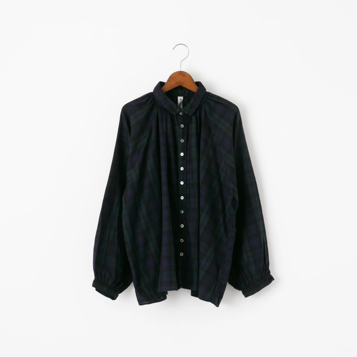 D.M.G Brocante ドミンゴ ブロカント 60sビエラチェック グランロンシャツ 2色 36-332Z