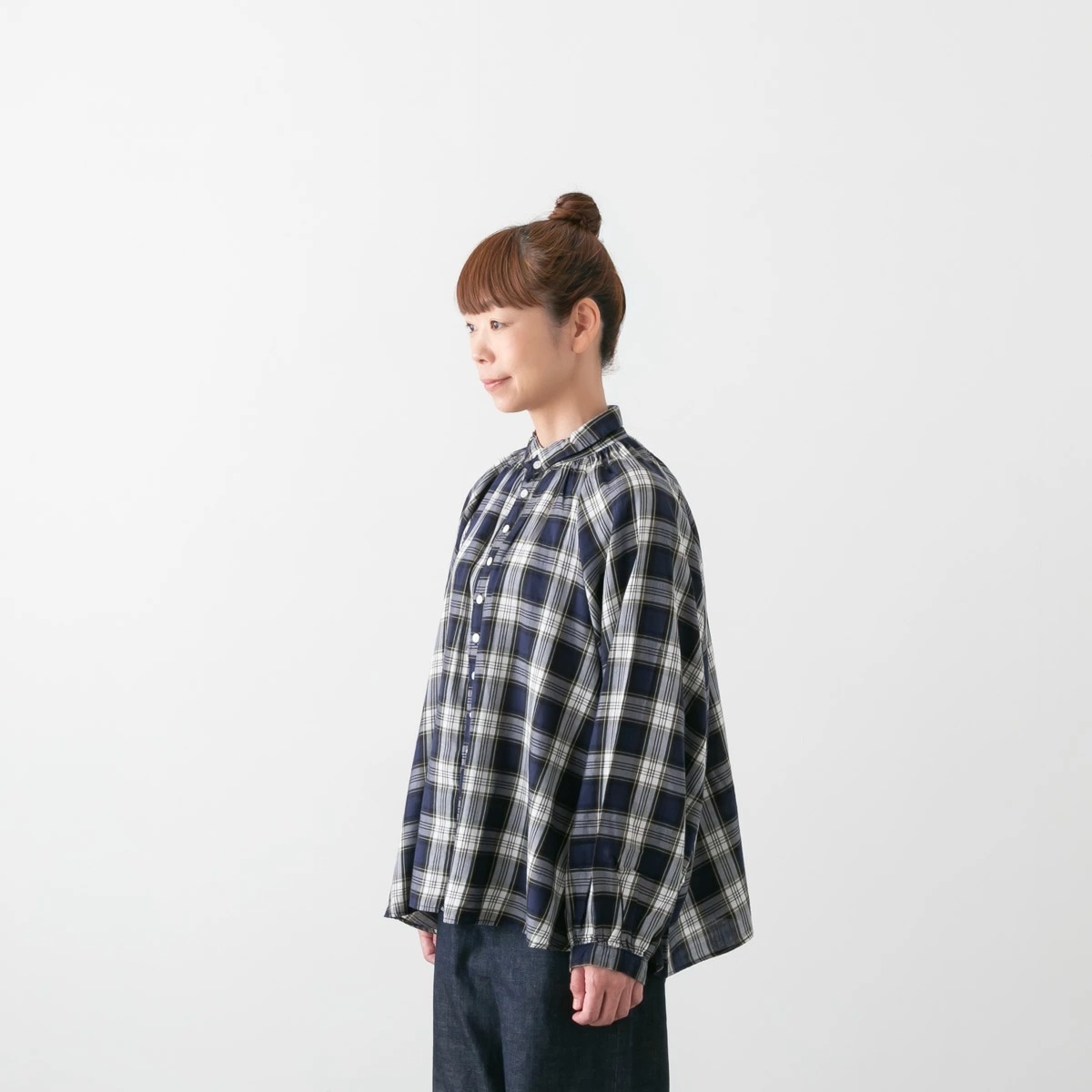 D.M.G Brocante ドミンゴ ブロカント 60sビエラチェック グランロンシャツ 2色 36-332Z