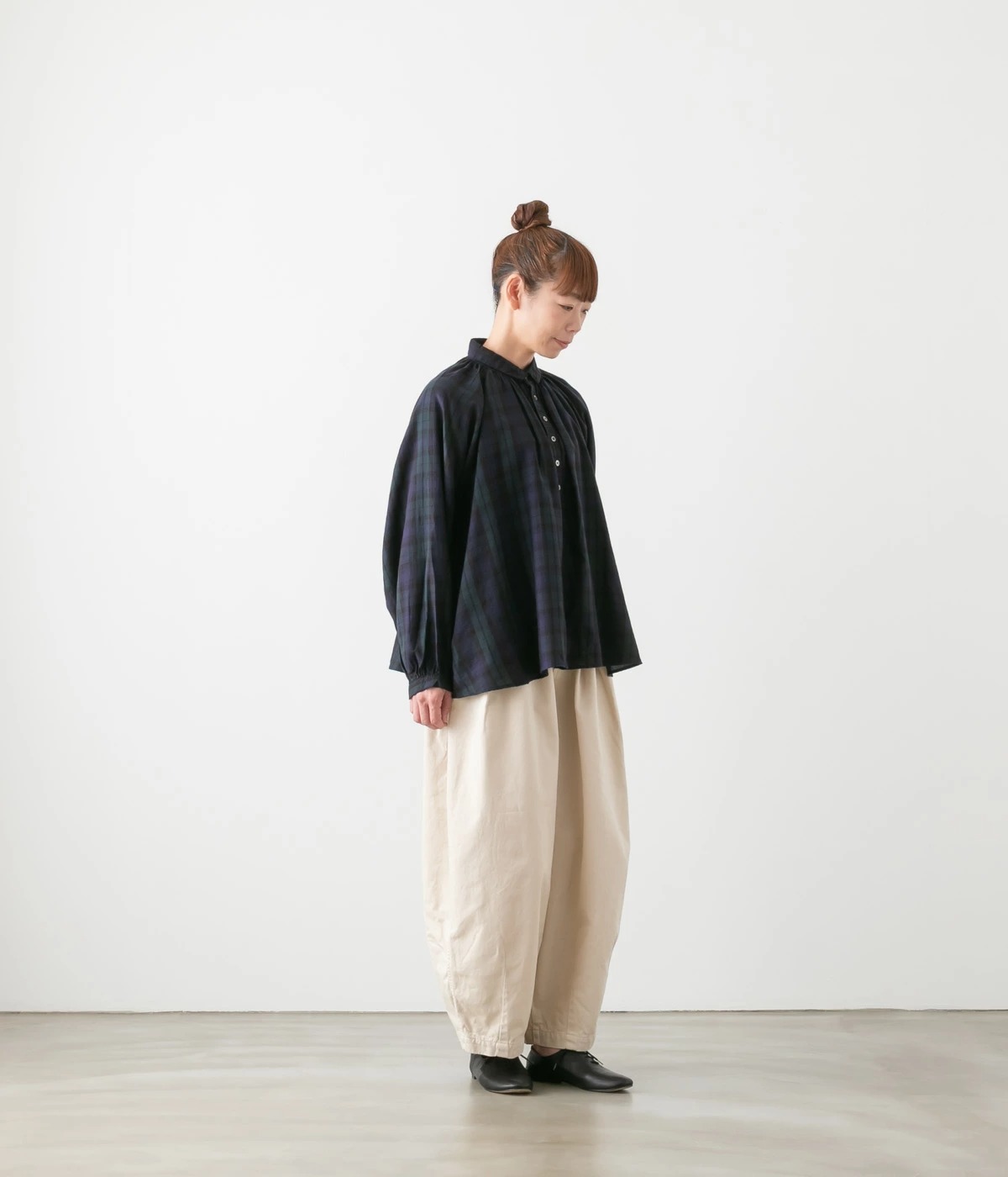 D.M.G Brocante ドミンゴ ブロカント 60sビエラチェック グランロンシャツ 2色 36-332Z