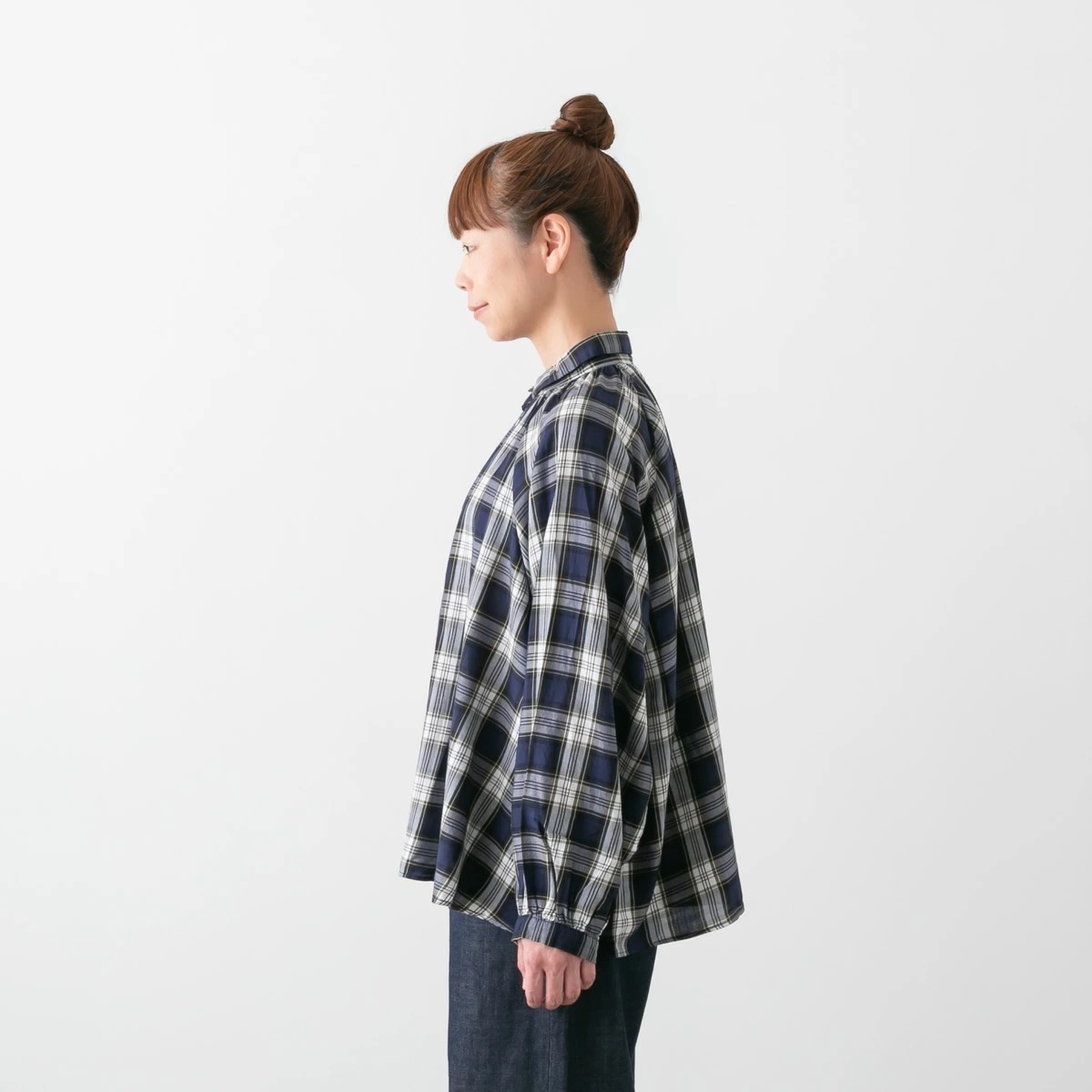 D.M.G Brocante ドミンゴ ブロカント 60sビエラチェック グランロンシャツ 2色 36-332Z