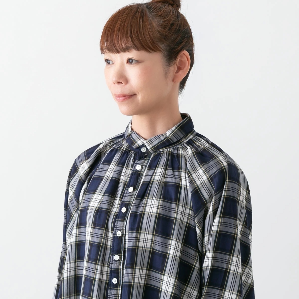 D.M.G Brocante ドミンゴ ブロカント 60sビエラチェック グランロンシャツ 2色 36-332Z