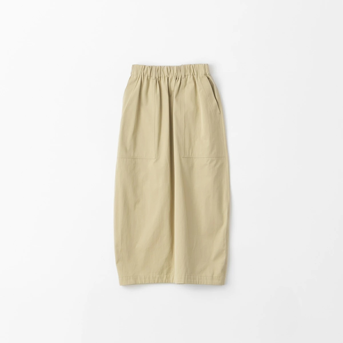 nicholson ＆ nicholson ニコルソン アンド ニコルソン <br />コットン チノ スカート SHELL-CHINO 3色