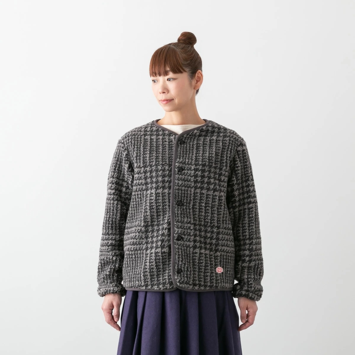 Vincent et Mireille バンソン エ ミレイユ ボアカーディガン ジャケット 3色 VM252BL25130