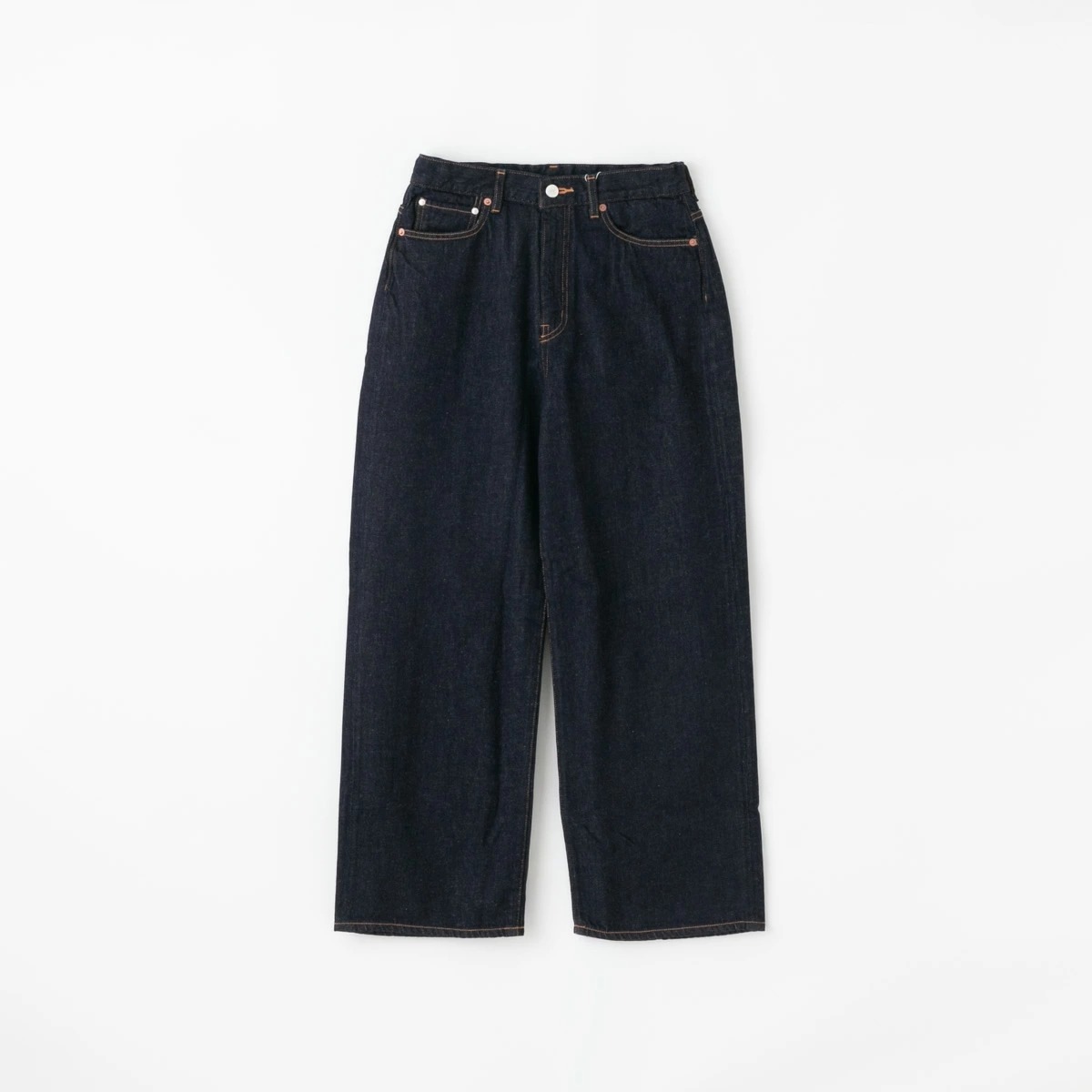 caqu サキュウ リネン サギング ワイド パンツ linen sagging wide 2色 34240