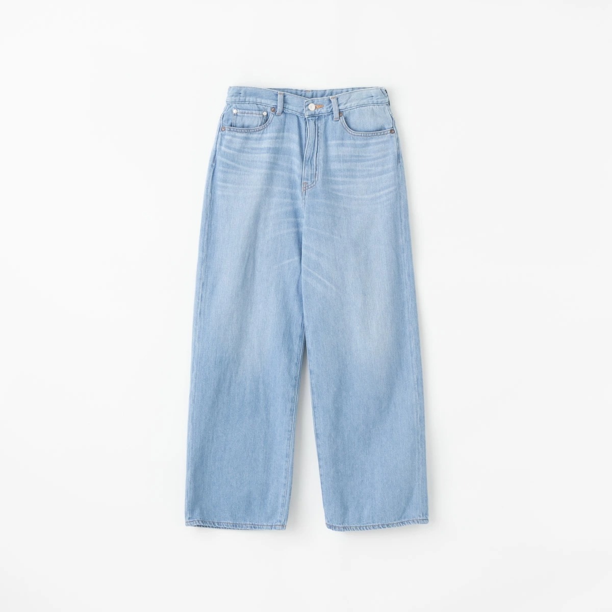caqu サキュウ リネン サギング ワイド パンツ linen sagging wide 2色 34240