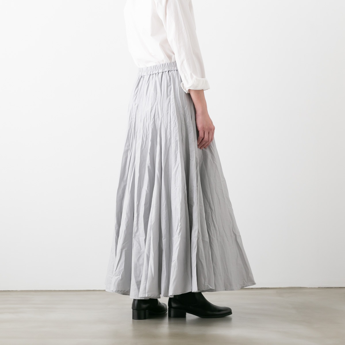 mizuiro ind ミズイロインド ボリューム フレア スカート 4色 3-260010