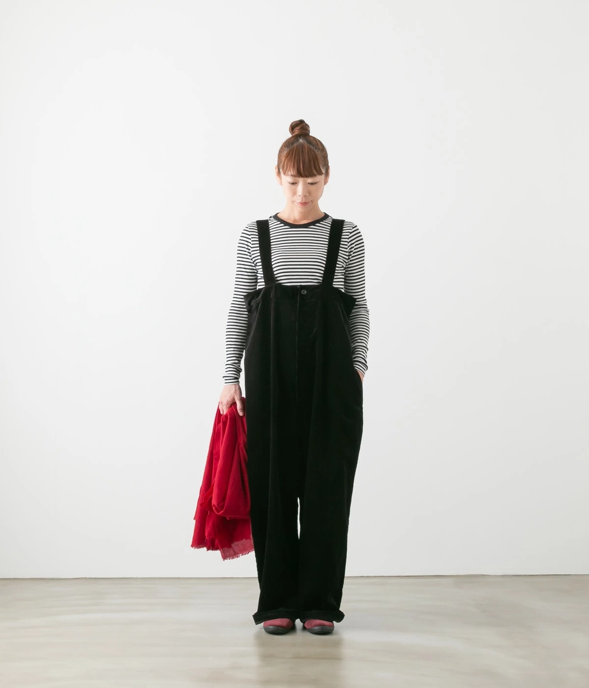 Cion シオン コットンテレコ ボーダーカットソー 2色 19-24252