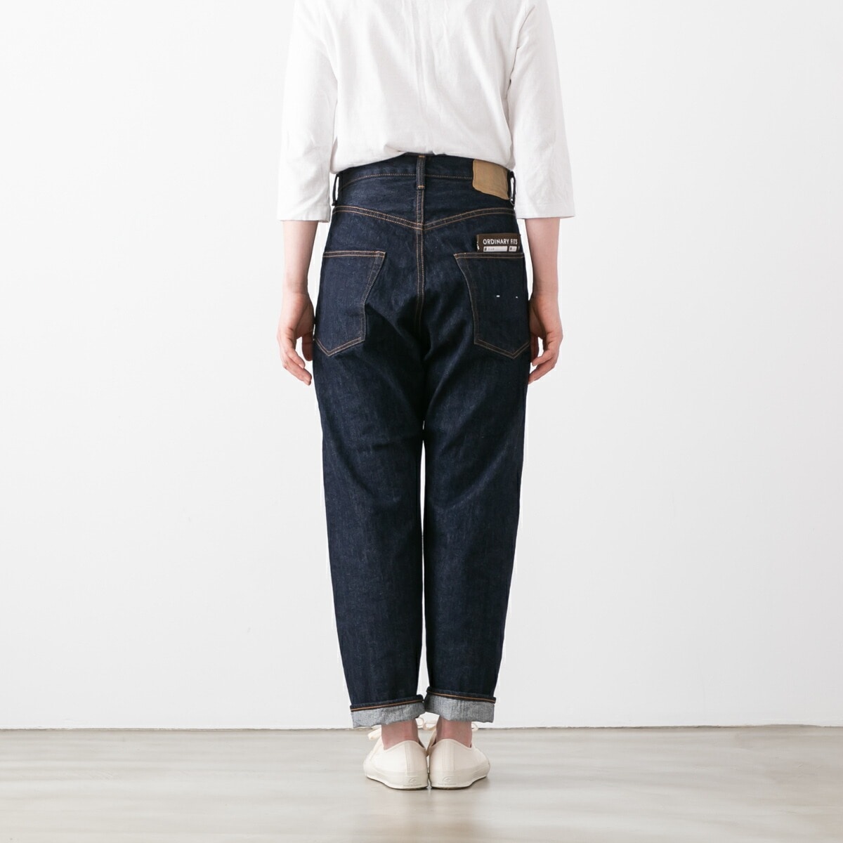 Ordinary fits オーディナリーフィッツ ルーズ アンクル デニムパンツ