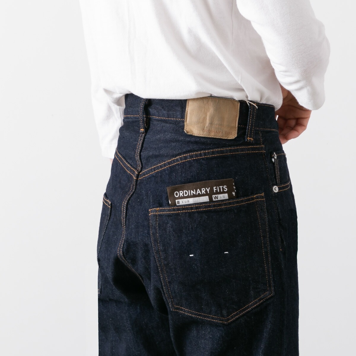 Ordinary fits オーディナリーフィッツ ルーズ アンクル デニムパンツ