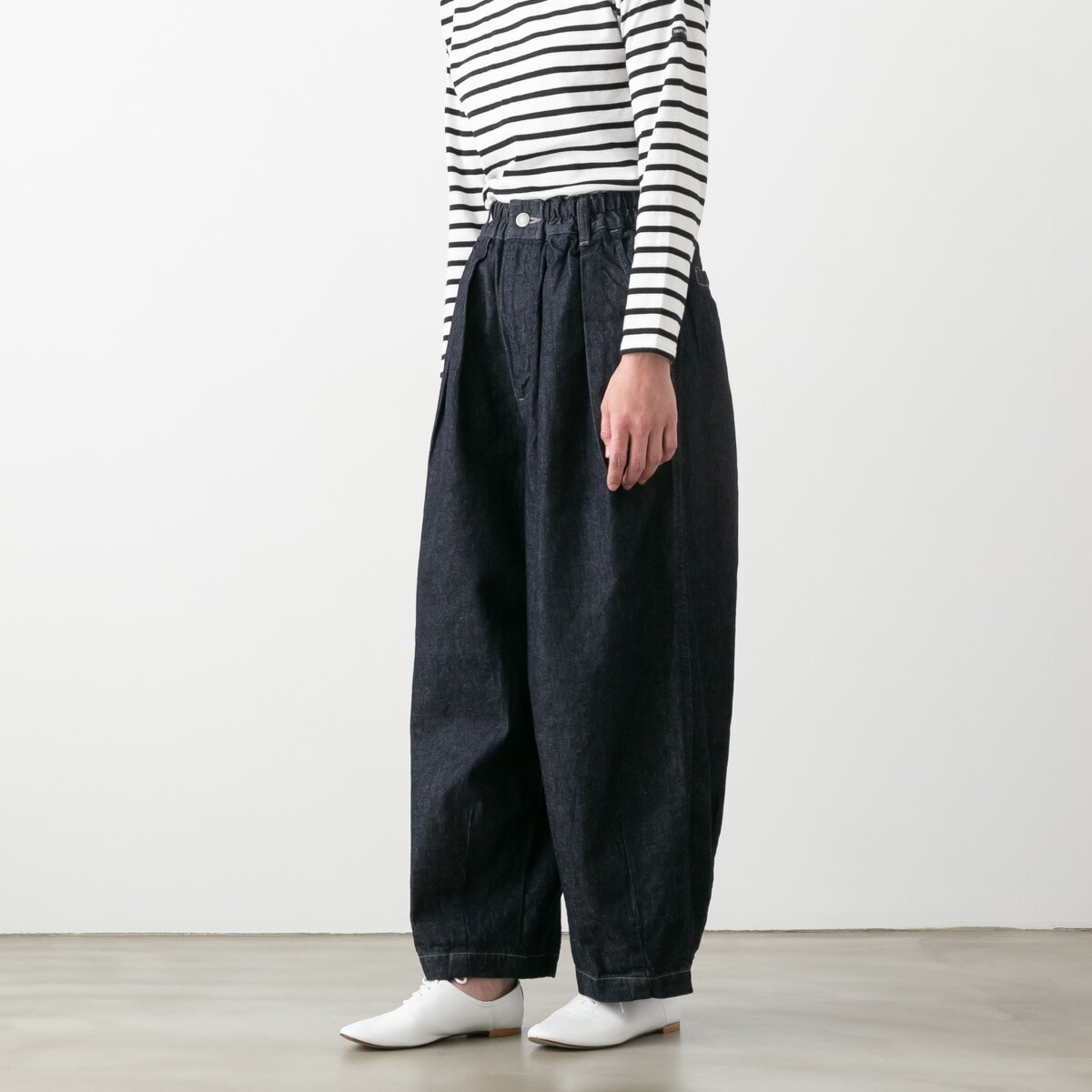 HARVESTY ハーベスティ DENIM NARROW CIRCUS PANTS / ONE WASH デニム