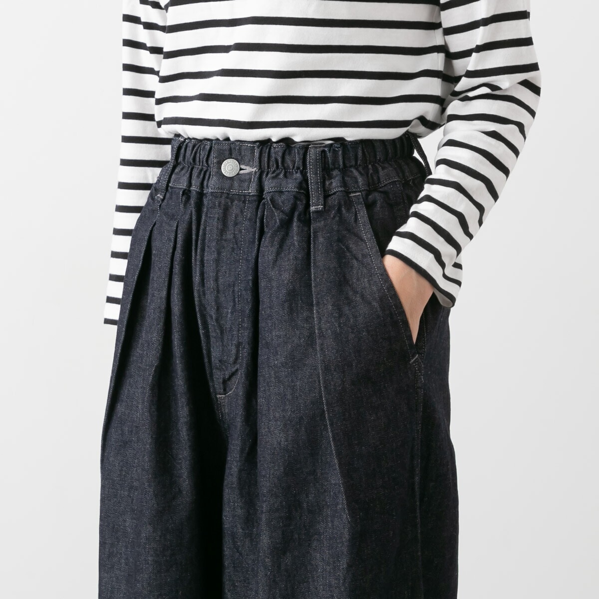 HARVESTY ハーベスティ DENIM NARROW CIRCUS PANTS / ONE WASH デニム