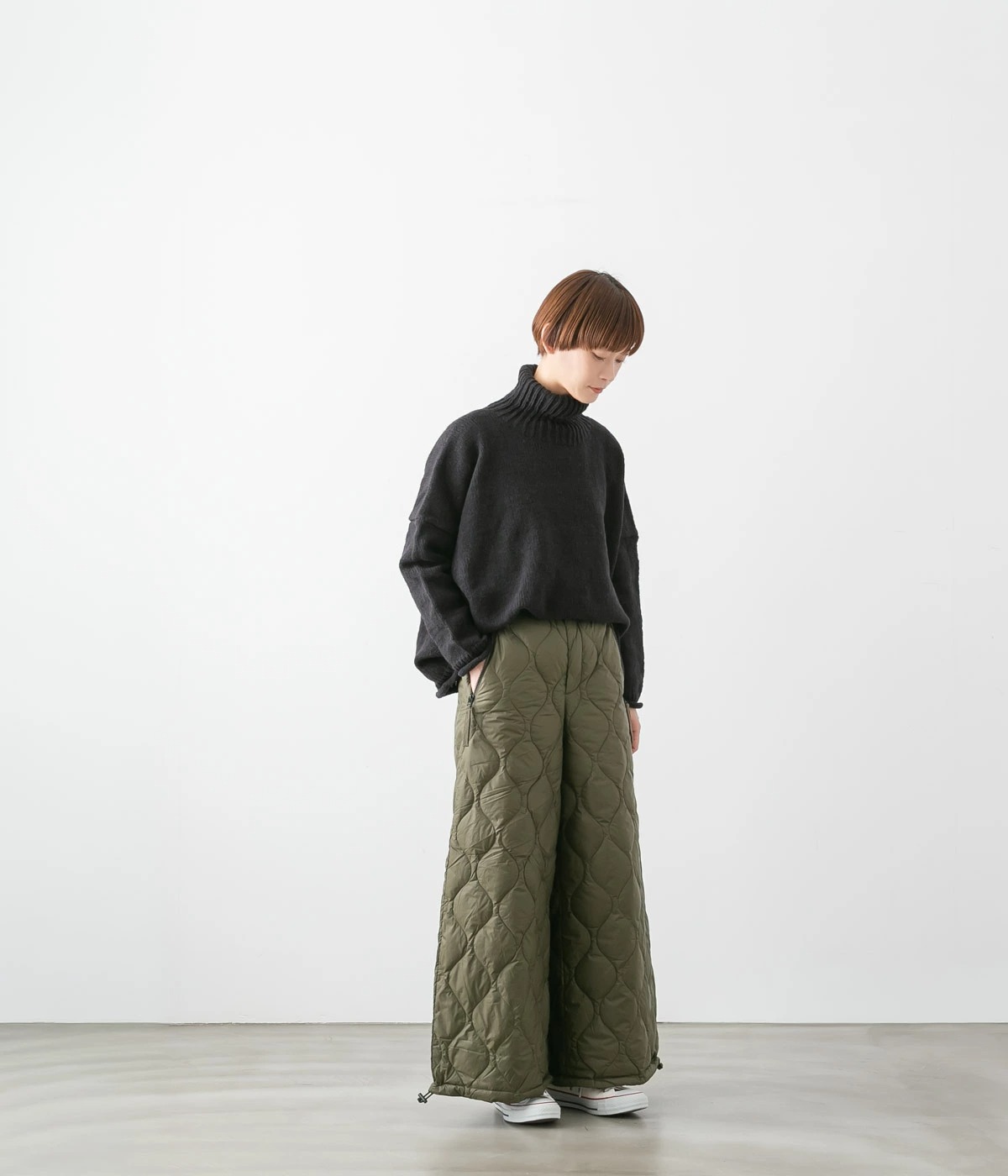 TAION タイオン ミリタリー スプリットダウン スカート ソフトシェル 2色 W159LSSKML-1