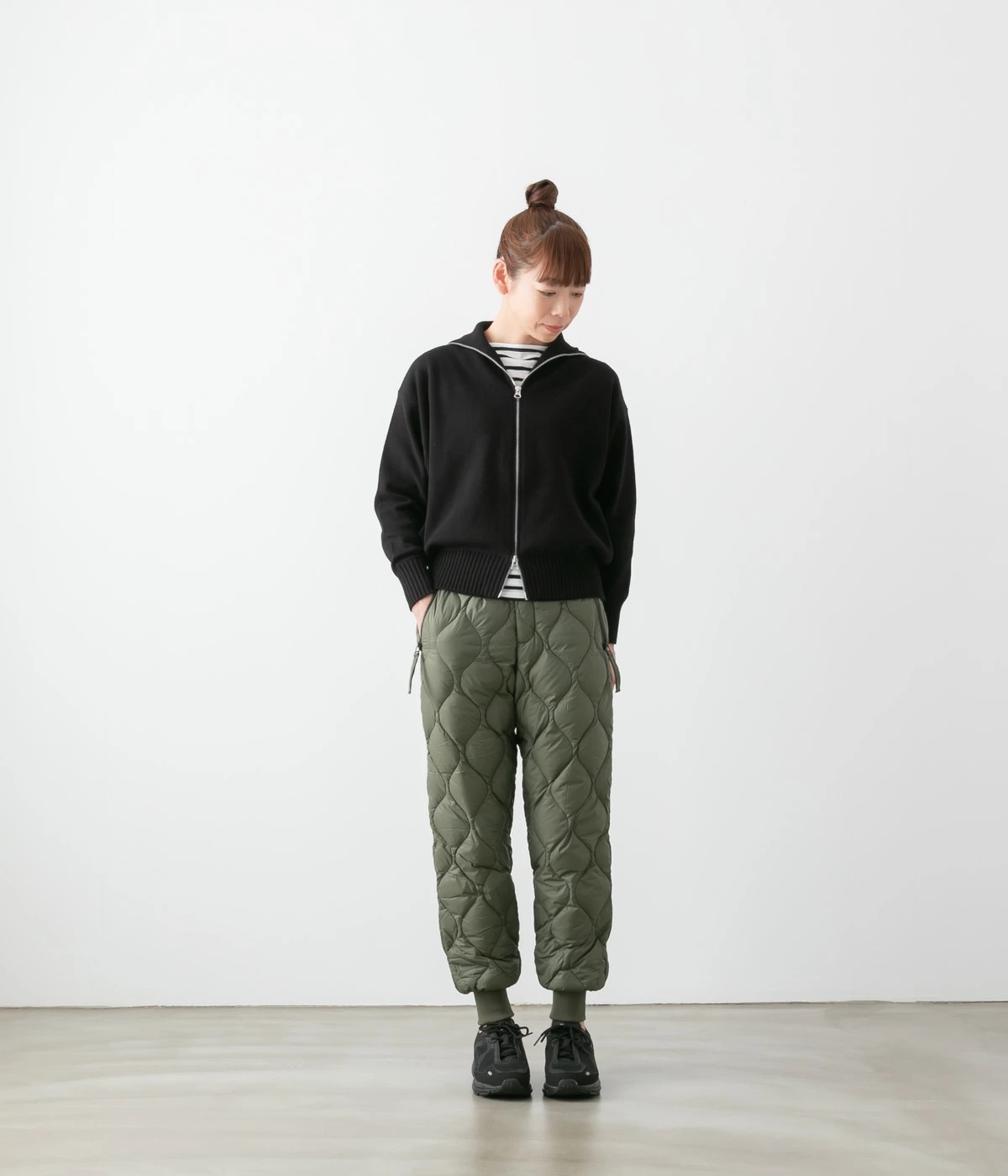 TAION タイオン ミリタリー ダウンパンツ ソフトシェル 3色 W131LSML-1