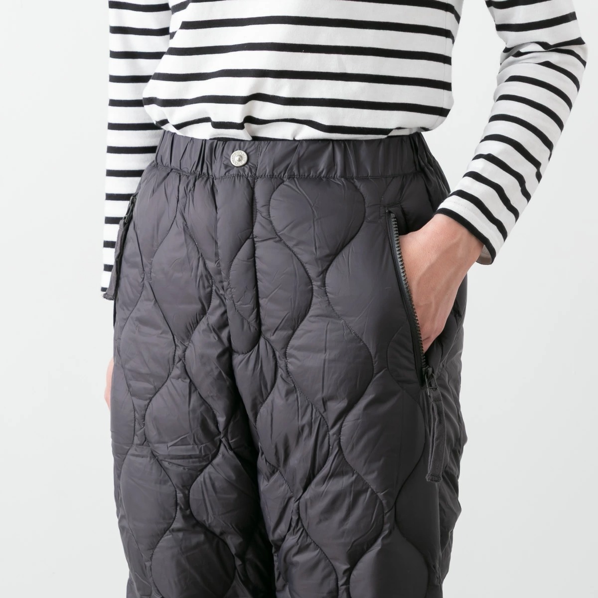 TAION タイオン ミリタリー ダウンパンツ ソフトシェル 3色 W131LSML-1