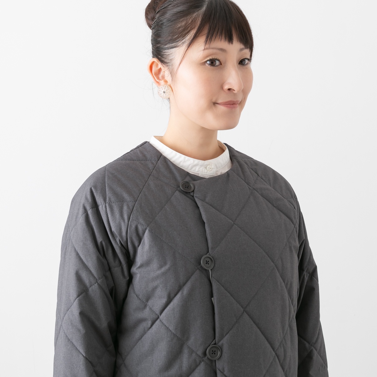 TRAVAIL MANUEL トラバイユ マニュアル キルティング ラグランコート 4011-53