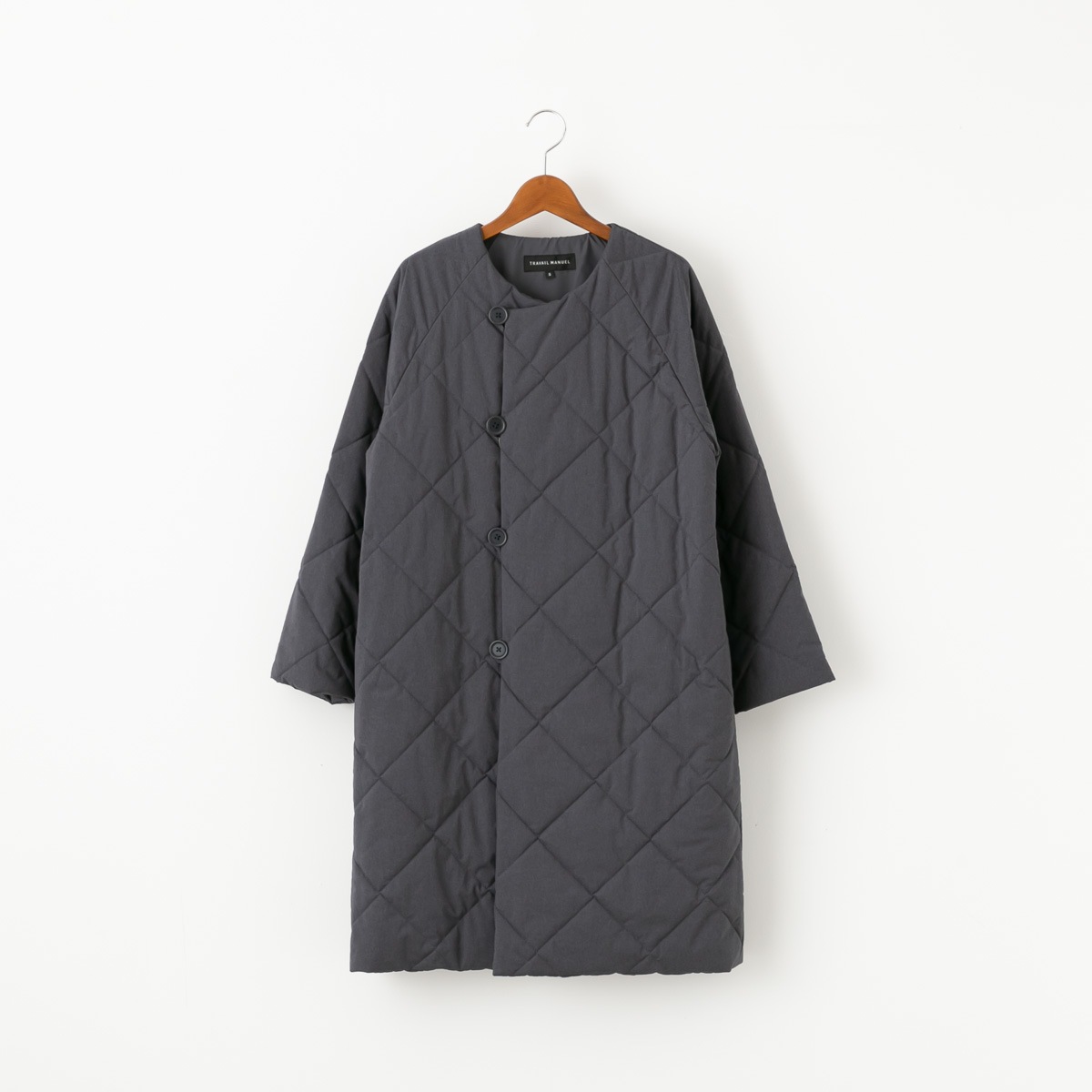 TRAVAIL MANUEL トラバイユ マニュアル キルティング ラグランコート 4011-53