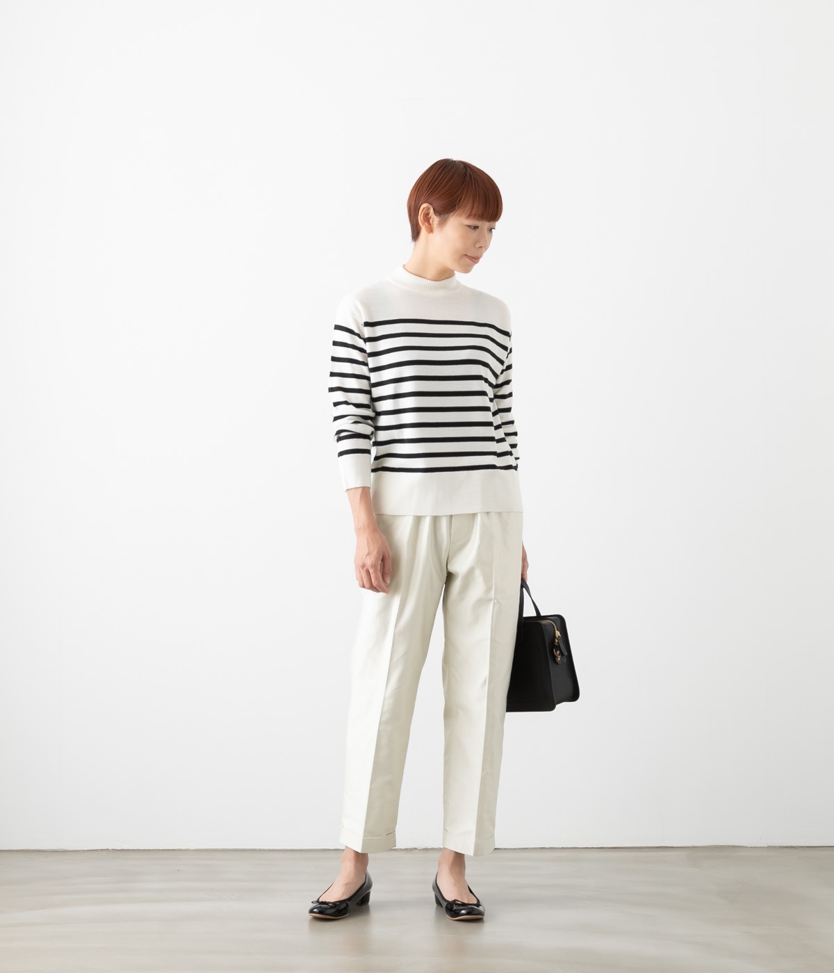 nicholson & nicholson ニコルソン アンド ニコルソン スーピマコットン センタープレス パンツ ROBIN-STN