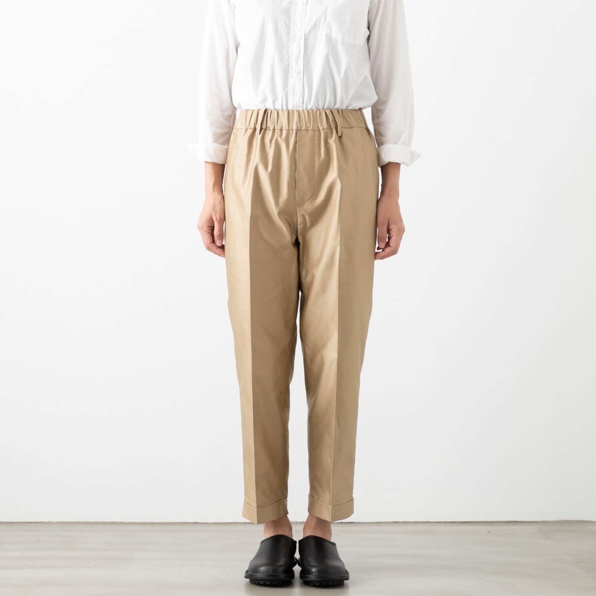 nicholson & nicholson ニコルソン アンド ニコルソン スーピマコットン センタープレス パンツ ROBIN-STN