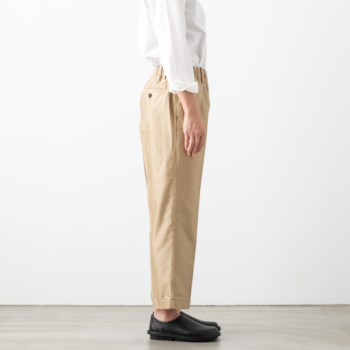 nicholson & nicholson ニコルソン アンド ニコルソン スーピマコットン センタープレス パンツ ROBIN-STN