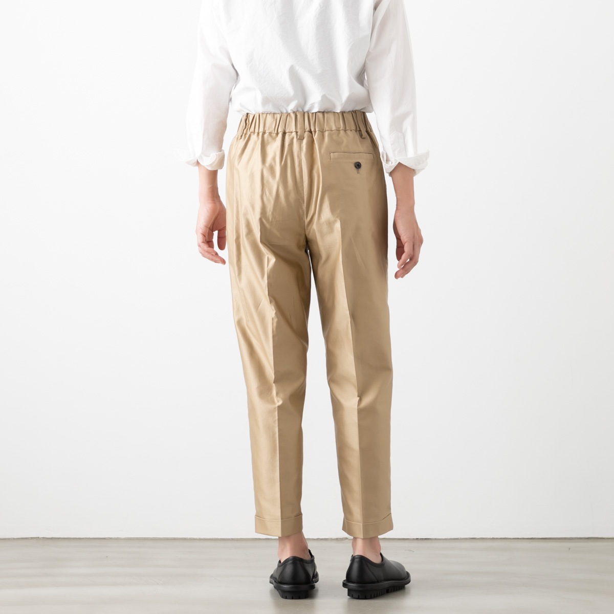 nicholson & nicholson ニコルソン アンド ニコルソン スーピマコットン センタープレス パンツ ROBIN-STN