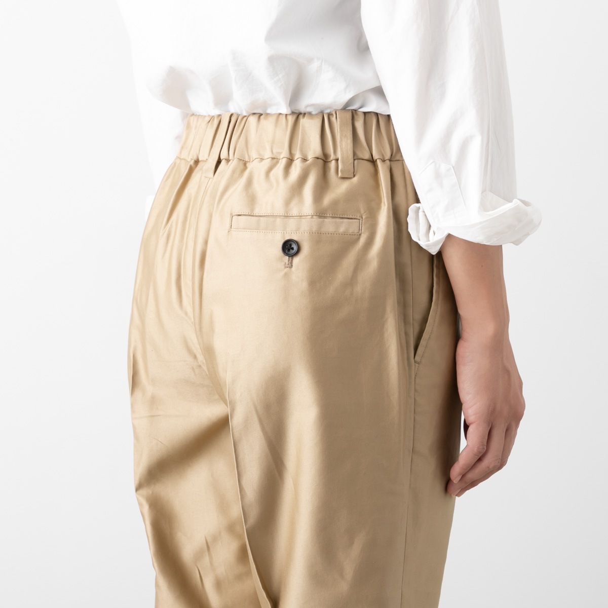 nicholson & nicholson ニコルソン アンド ニコルソン スーピマコットン センタープレス パンツ ROBIN-STN