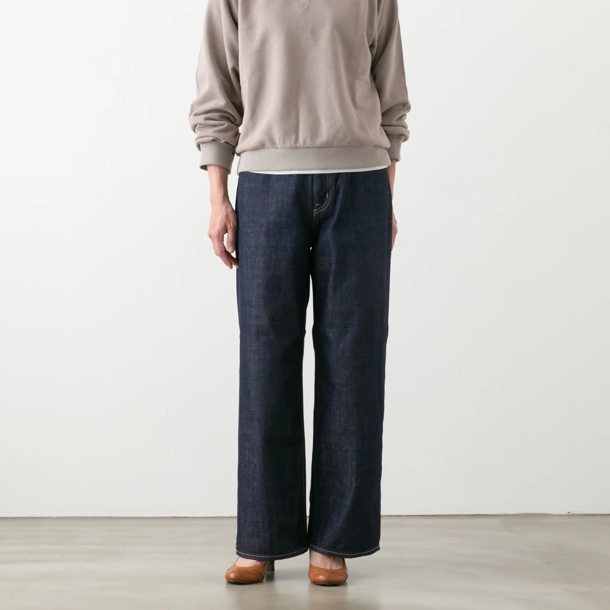 caqu サキュウ FS wide boys ワイド ボーイズ パンツ 2色 24008