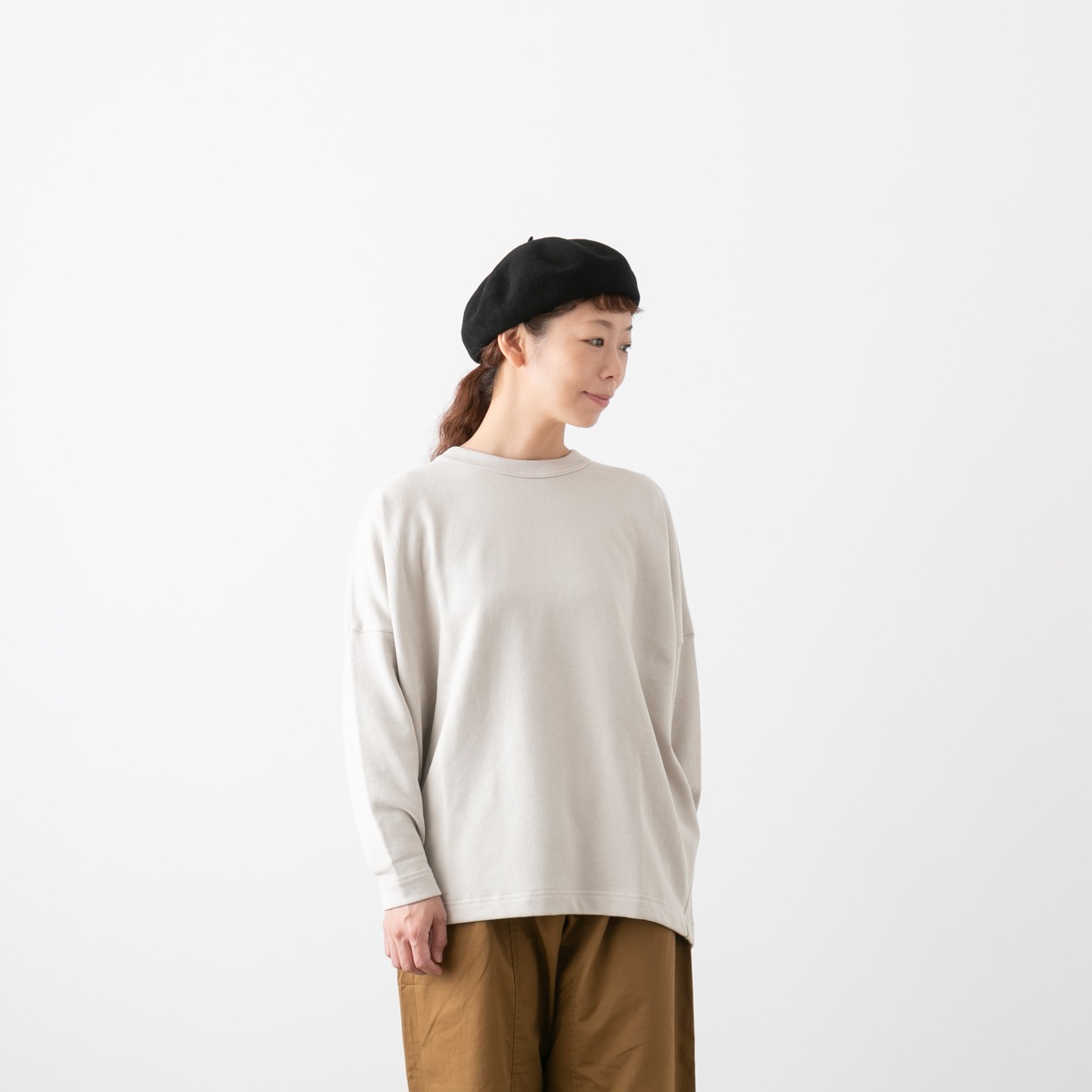 TRAVAIL MANUEL トラバイユ マニュアル ヴィンテージ裏毛 クルーネック プルオーバー 2005-53